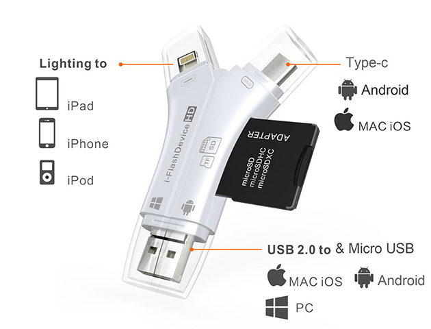 เพิ่มเม็ม เพิ่มความจุให้มือถือ i Flash Device , i-Flash Drive